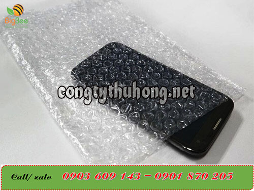 Gia công túi xốp khí đựng hàng điện tử
