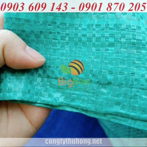 bao tải dứa được dệt dạng ô cờ nên rất bền và khó rách