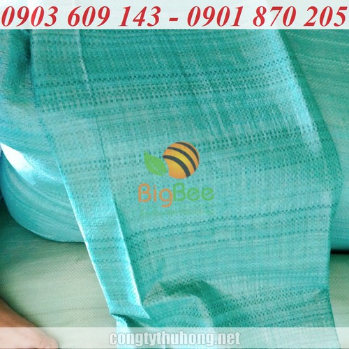 Bao tải dứa xanh được dệt từ nhựa PP nên khá mịn