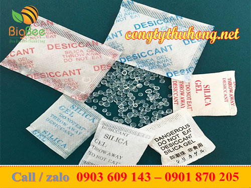 Cung cấp sỉ gói hút ẩm silica gel nhiều kích cỡ