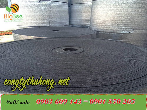 Xốp foam đen tráng bạc cách nhiệt dày 20li