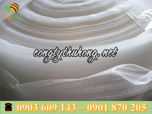 Cuộn mút xốp pe foam mỏng quấn hàng