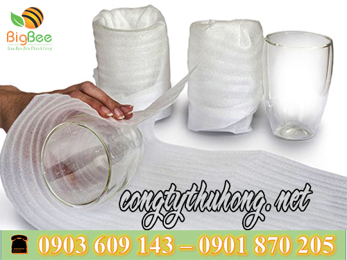 Màng xốp foam quấn đồ thủy tinh chống vỡ