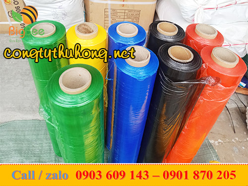 Màng PE quấn pallet nhiều màu khổ 50cm