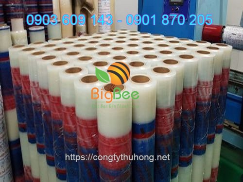 Cuộn màng chống trầy trong suốt in logo