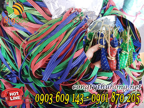 Dây cao su chở hàng bản dẹt 2,5cm dài 1m8