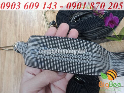 cận cạnh sợi dệt của dây ràng xám