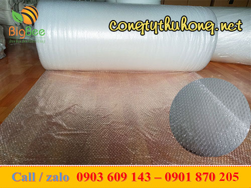 Cuộn xốp hơi bọc hàng khổ 1m4 chiều dài 100m