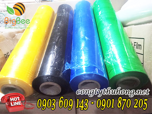 Cuộn pe nhiều màu khổ 50cm * 3kg * lõi 200gr