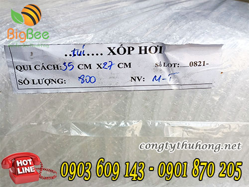 túi xốp hơi 35 x 27cm