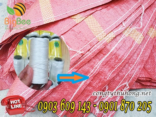 Dây chỉ nhợ dùng làm chỉ may bao tải