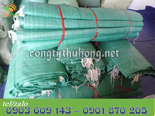 Bao tải dứa xanh khổ lớn đựng nông sản