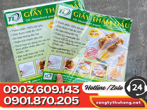Giấy thấm dầu Giấy thấm dầu thực phẩm