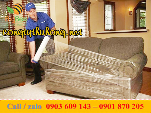 Màng Pe bảo vệ nội thất tránh trầy xước, bụi bẩn