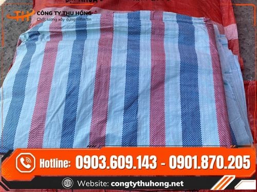 Bạt nhựa sọc 3 màu Bạt nhựa sọc 3 màu