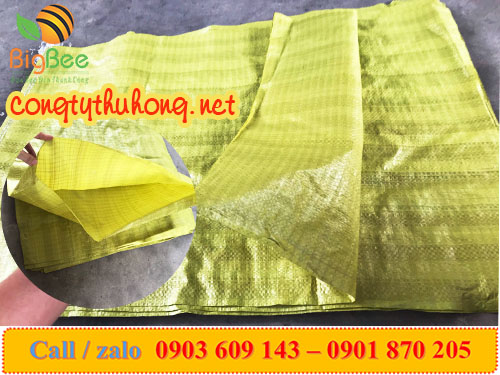 Bao tải dứa vàng kt 70cm * 100cm