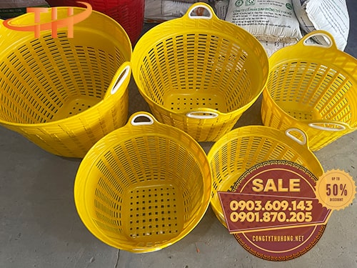 Cần xé nhựa đựng nông sản vàng Cần xé nhựa đựng nông sản giá rẻ