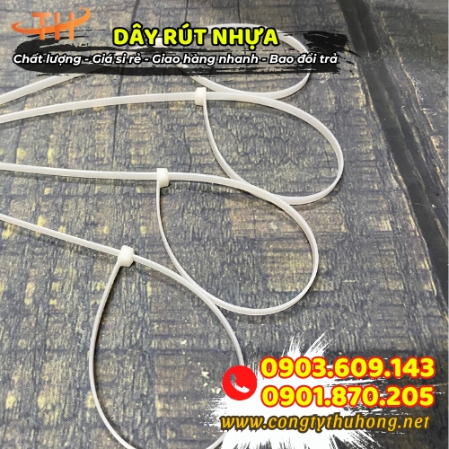 Dây rút nhựa trắng giá tốt Dây rút nhựa trắng giá tốt