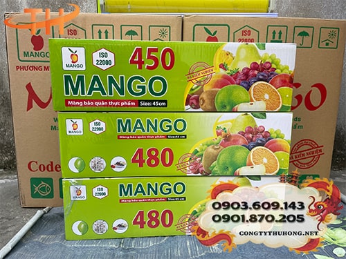 Màng bọc thực phẩm Mango 450, 480 Màng bọc thực phẩm Mango