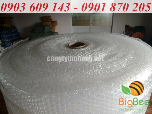 cận cảnh lõi cuộn xốp hơi