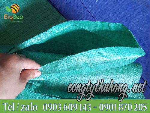 Miệng bao tải được may dán nhiệt chắc chắn