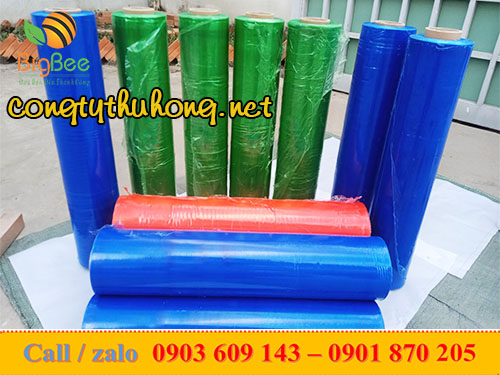 Cuộn màng pe nhiều màu khổ 50cm * 3kg * lõi 200gr