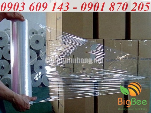 Sử dụng màng PE trong suốt quấn thùng carton