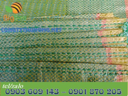 Bao tải trơn đựng gạo được chần chỉ chắc chắn ở đáy bao