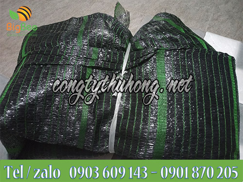 Lưới nhựa đen Việt Nam được dùng che nắng công trình