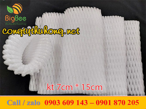 Xốp bọc ổi, cam, táo kt 7cm * 15cm