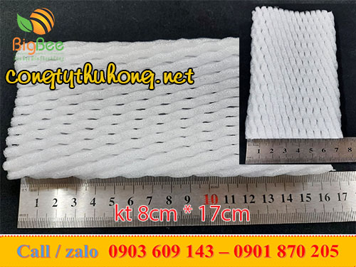 Xốp lưới bọc hoa quả kt 8cm * 17cm