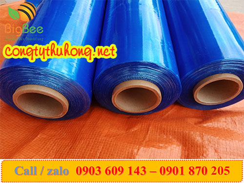 Cuộn pe màu quấn hàng hóa khổ 50cm * 3kg * lõi 200gr