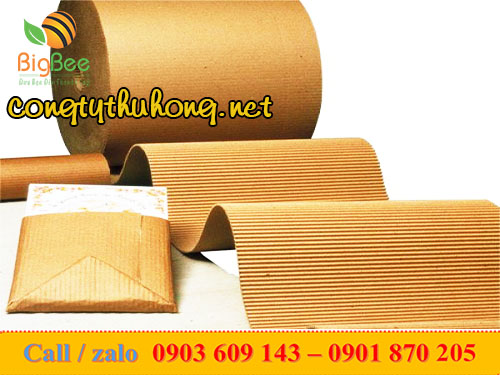 giấy cuộn carton 2 lớp