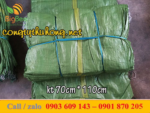 Bao tải đựng nông sản kt 70cm * 110cm