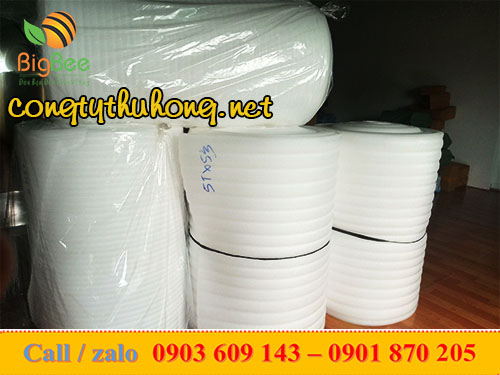 Cuộn mút xốp foam dày 5li khổ 1m4 dài 50m