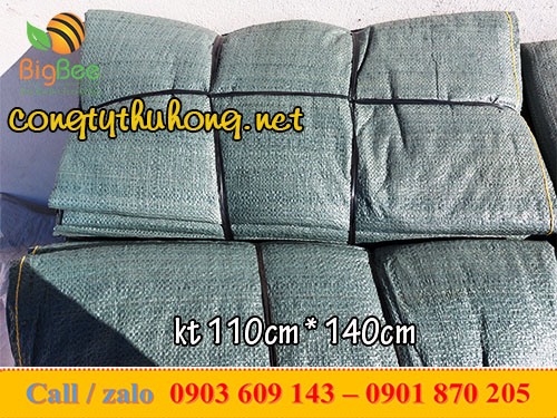Bao tải dứa đựng hàng cỡ lớn kt 110cm * 140cm
