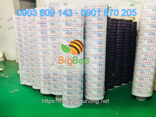 băng dính trắng in logo