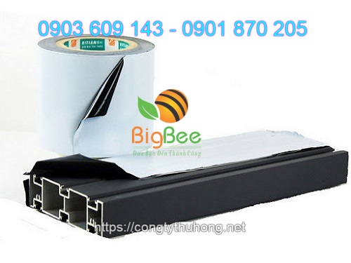 băng dính màu đen bảo vệ bề mặt thép