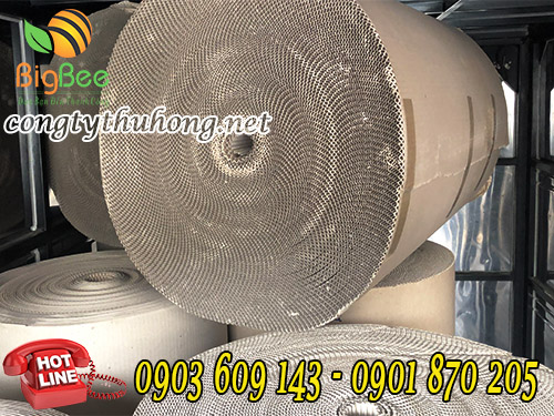 Cuộn giấy carton 2 lớp 1m2 đường kính 60cm