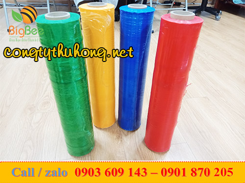 Cuộn PE nhiều màu khổ 50cm * 3kg