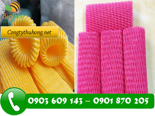 Xốp lưới màu bọc dưa lưới