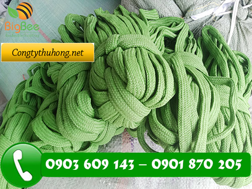 Cuộn dây dù xanh dẹt 2cm