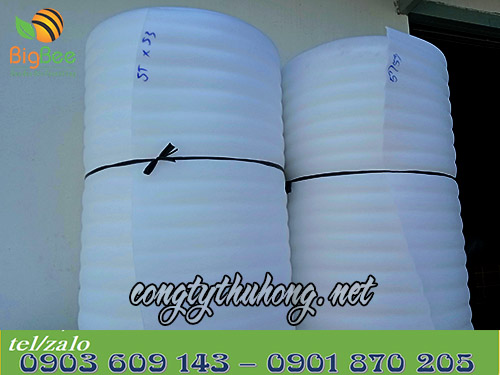 Cuộn xốp foam dày 5li, khổ 1m4 dài 100m