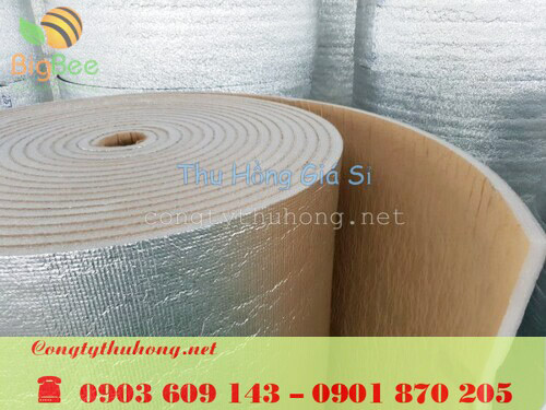 Cuộn xốp cách nhiệt faom - opp 10li có kéo dán giá sỉ tại kho