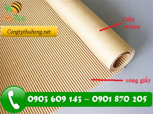 giấy carton 2 lớp gói hàng
