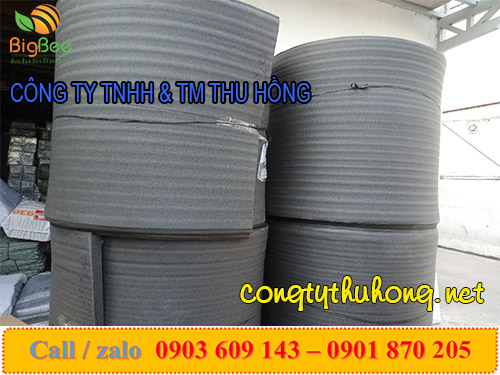 Cuộn xốp foam đen độ dày 20li khổ 1m2 chiều dài 25m