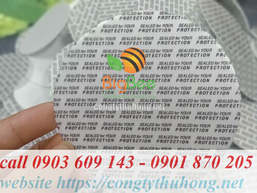 Màng seal dán nhiệt một mặt được in logo thương hiệu