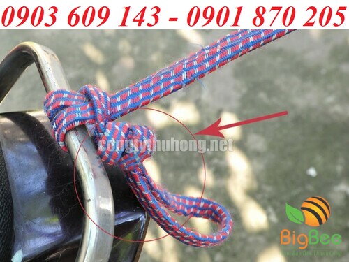 cách thắt dây ràng trên xe máy
