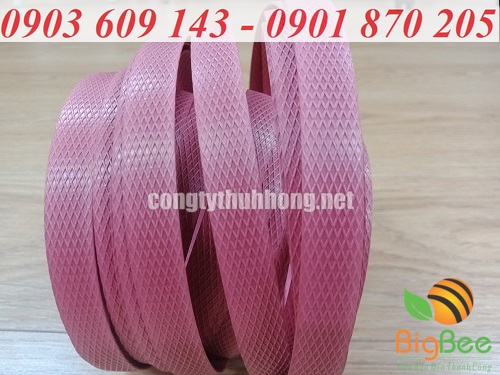 Dây đai nhựa PP màu hồng