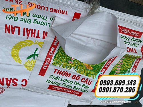 Bao gạo in sẵn Bao gạo in sẵn 25kg